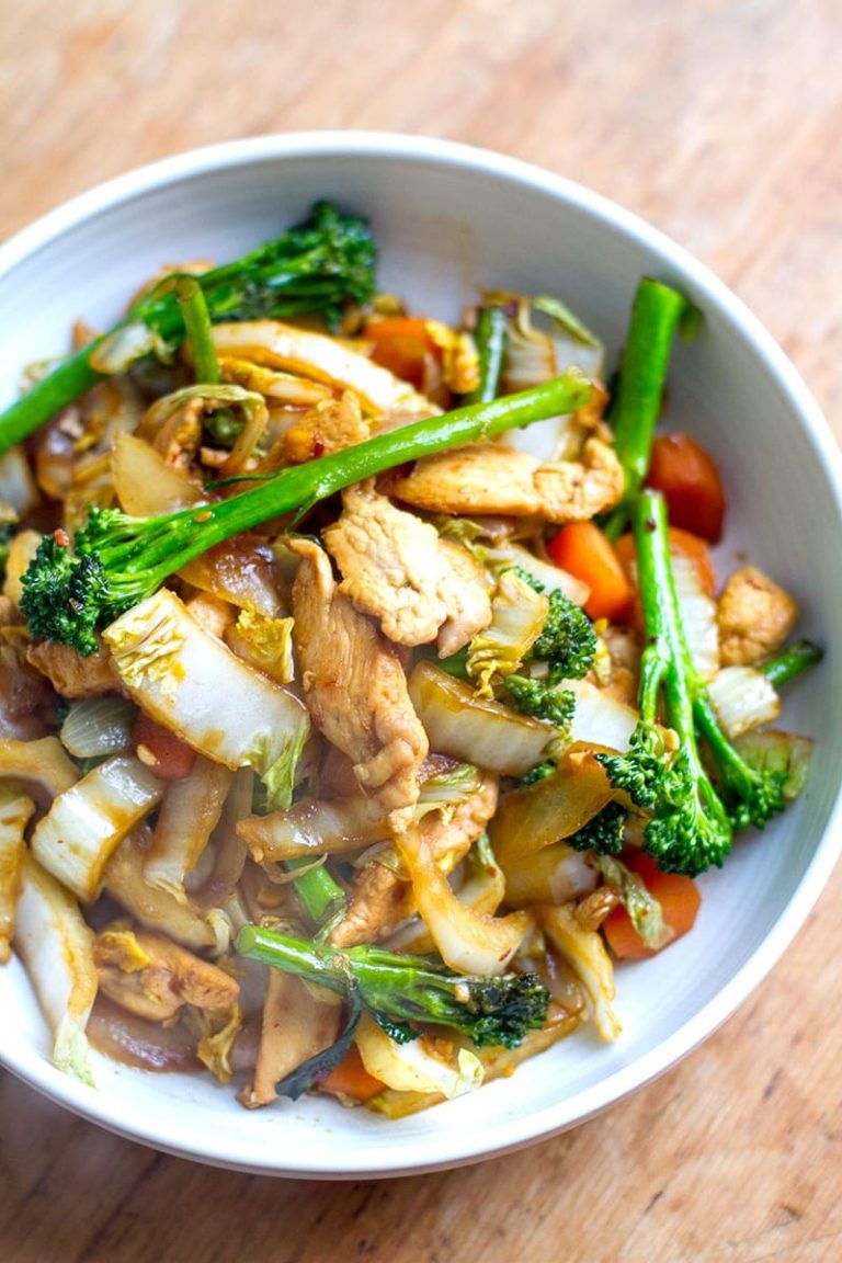 Chicken Cabbage Stir Fry 