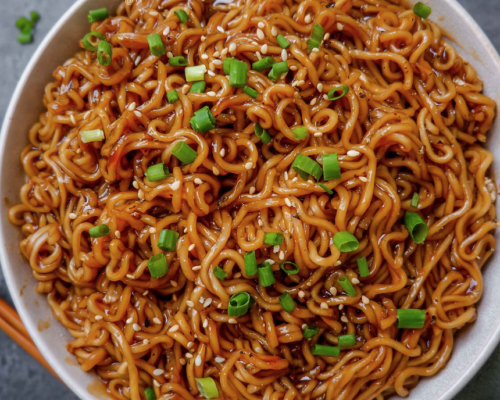 Saucy Ramen Noodles Recipe