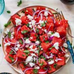 Homemade Watermelon Feta Salad 