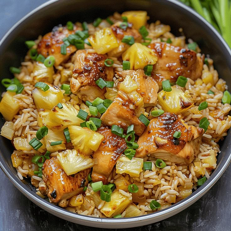 Easy Pineapple Chicken & Rice