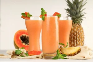 Easy Papaya-Pineapple Smoothie