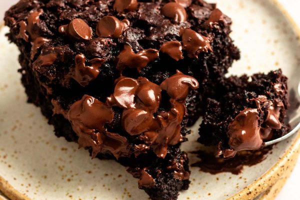 Fudgy Chocolate Dump Cake 